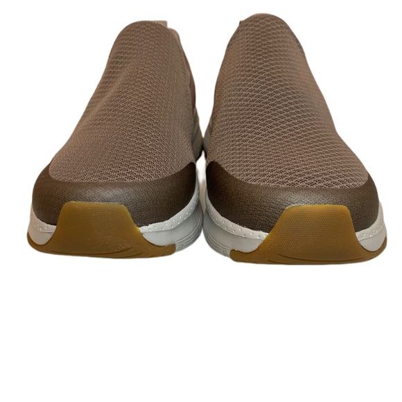 Skechers ARCH FIT BANLIN 232043/TPE Taupe Brown Slip On Walking Shoes Mens Sz 13 - Picture 5 of 11